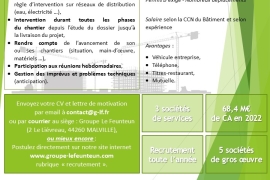 ANNONCE CONDUCTEUR TRAVAUX